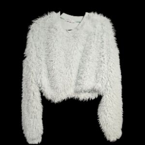 Arizona Jean Company Mint Green  Fuzzy Sweater